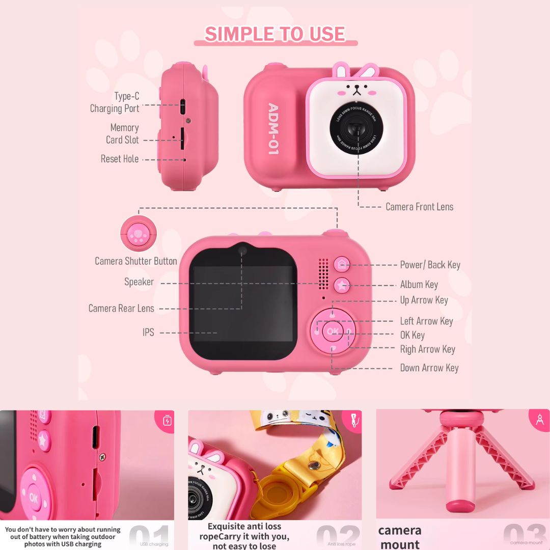 Cartoon Cute Kids Camera