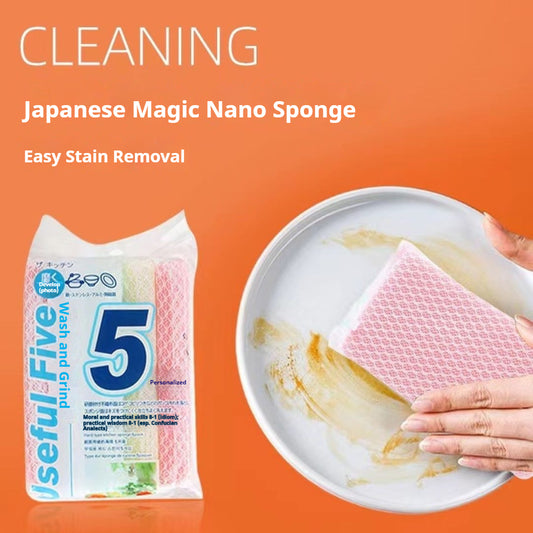 5PCS Japanese-style Mesh Sponge (Min. 3 packs)