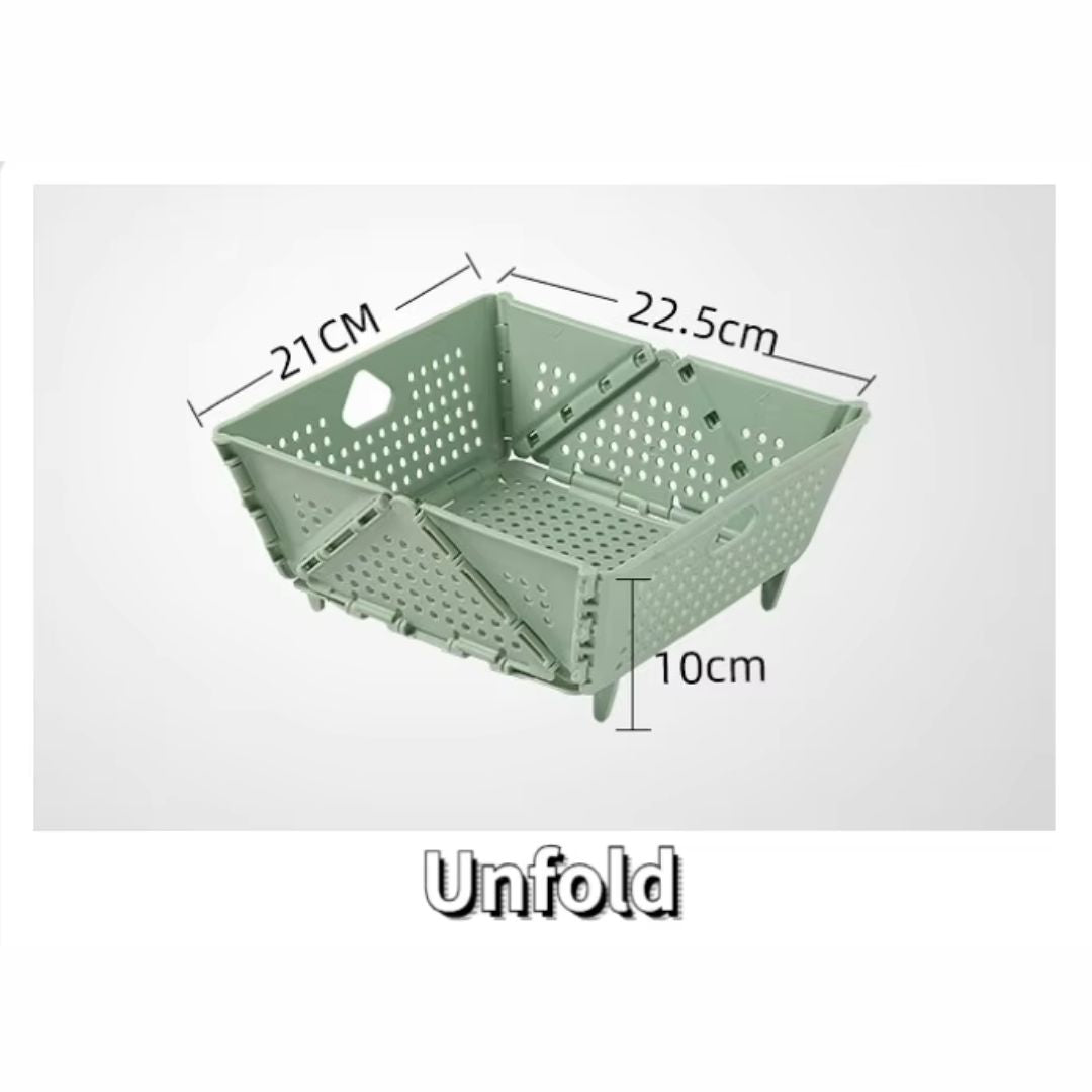 折疊瀝水收納籃