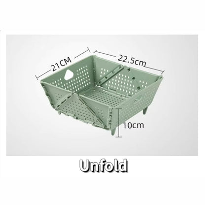折疊瀝水收納籃