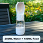 2 In 1 Water Bottle Food Feeder