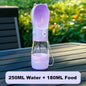 2 In 1 Water Bottle Food Feeder