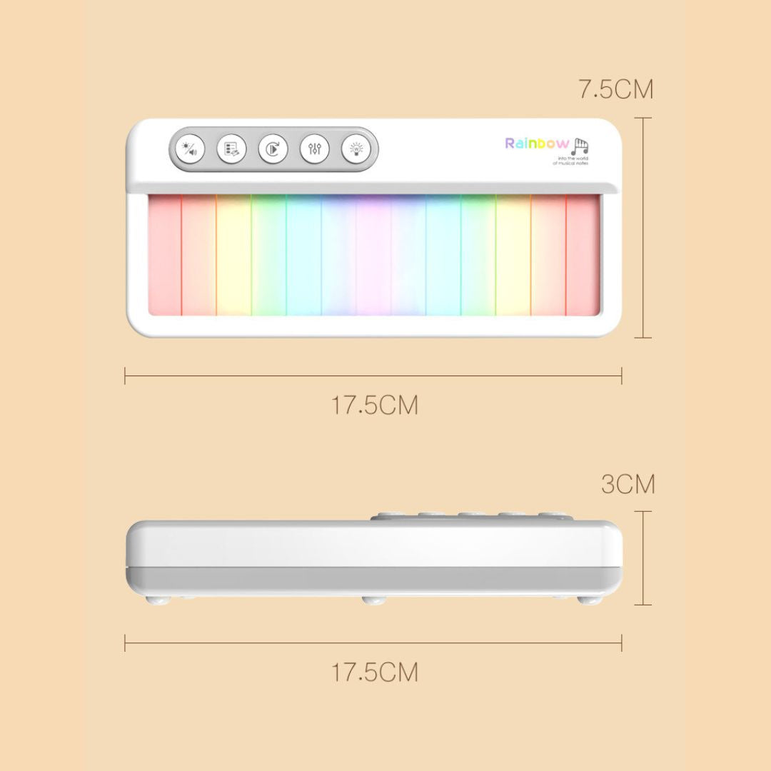 Rainbow Light Music Keyboard Toy