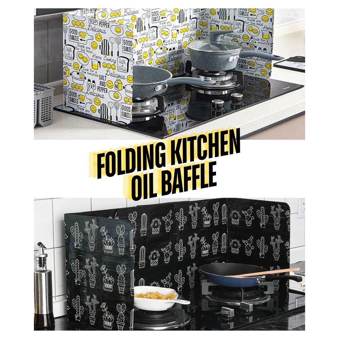 Folding Kitchen Oil Baffle