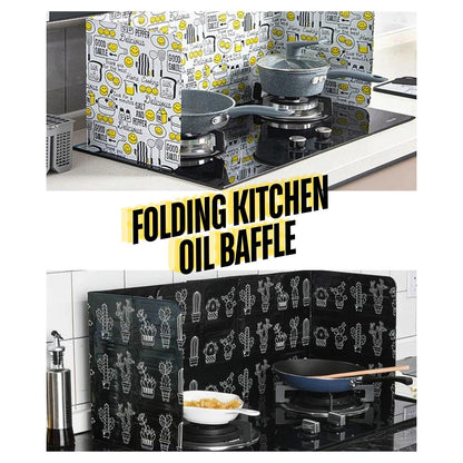 Folding Kitchen Oil Baffle