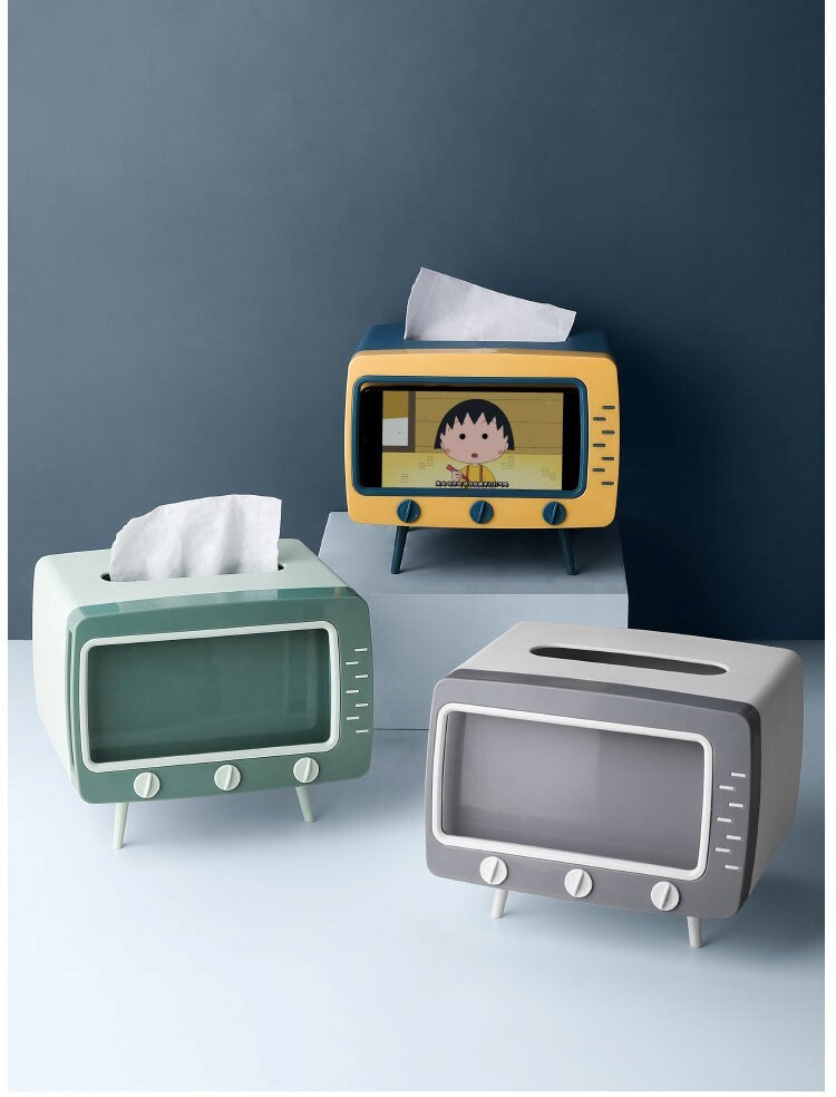 Creative 2 In 1 TV Tissue Box