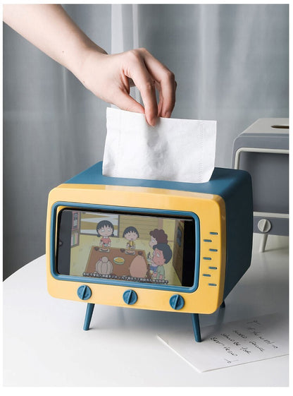 Creative 2 In 1 TV Tissue Box