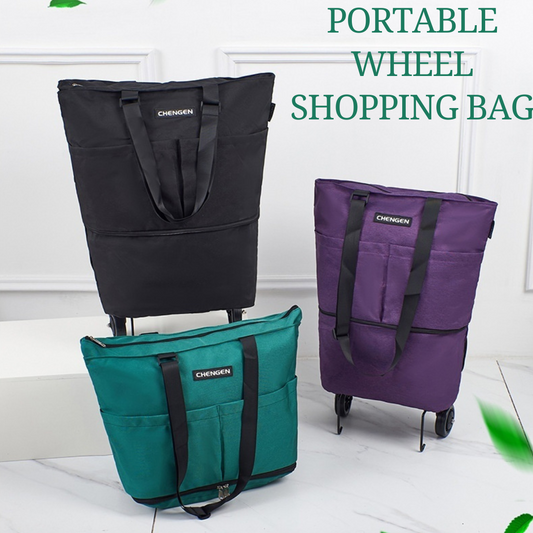 Portable Wheel Shopping Bag