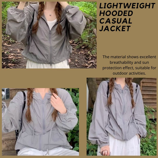 Lightweight Hooded Casual Jacket