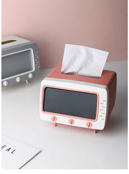 Creative 2 In 1 TV Tissue Box