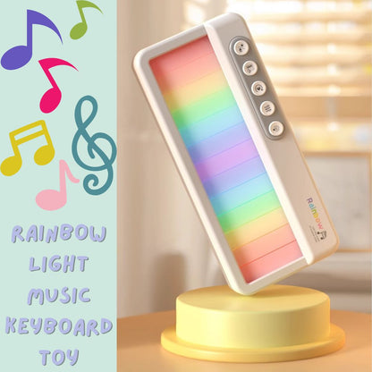 Rainbow Light Music Keyboard Toy