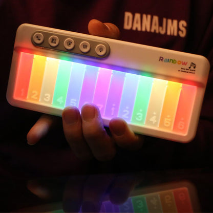 Rainbow Light Music Keyboard Toy