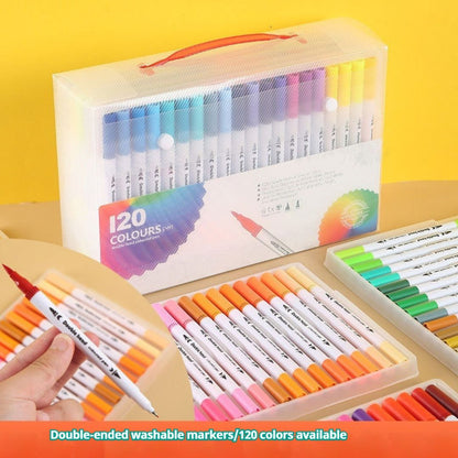 120-Color Double-Ended Watercolor Pen