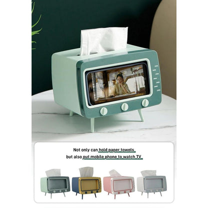 Creative 2 In 1 TV Tissue Box