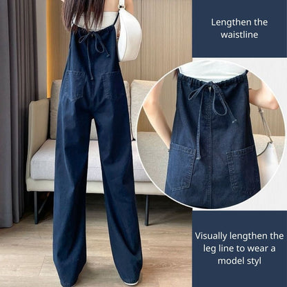 Denim Wide Leg Jumpsuit