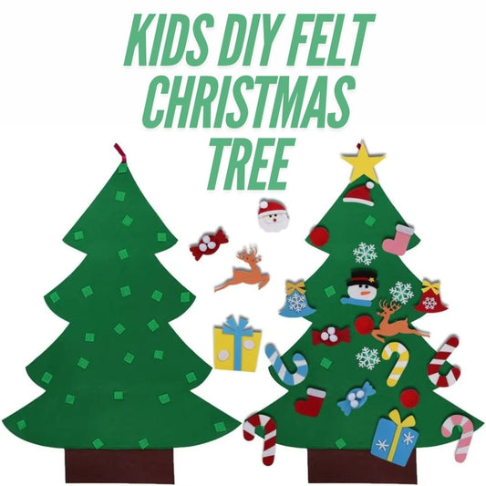 Kids DIY Felt Christmas Tree