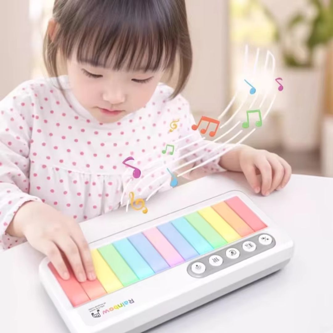 Rainbow Light Music Keyboard Toy