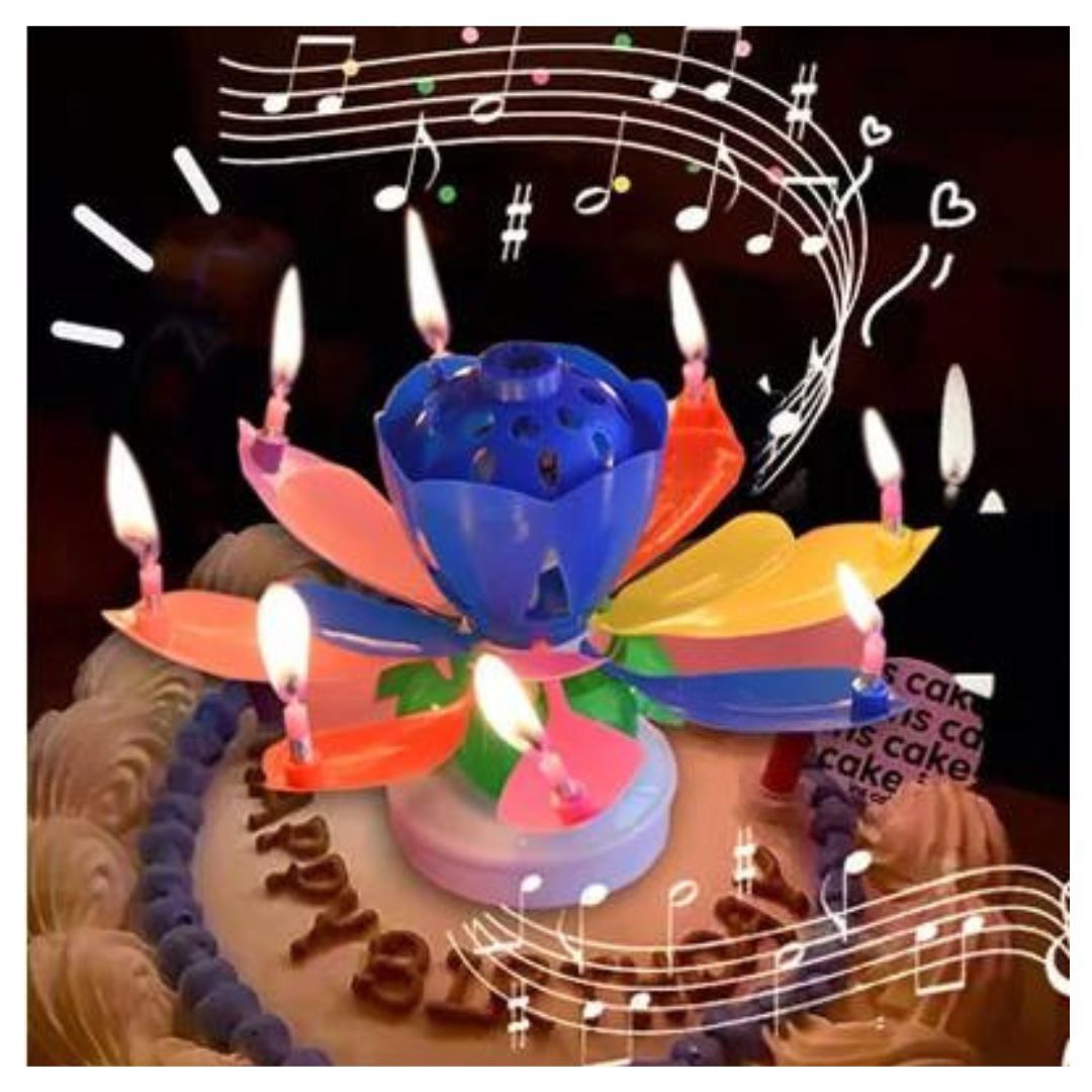 Musical Flower Candle