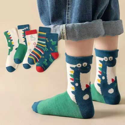 Kids Warm Cotton Thicken Sock(5 Pairs)