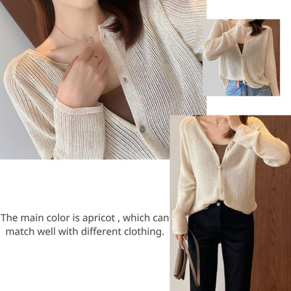 Summer Thin Knitted Jacket