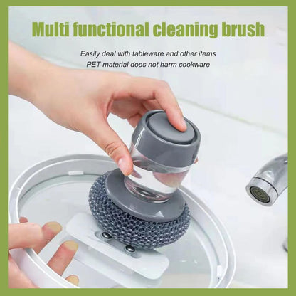 Soap Dispensing Palm Brush