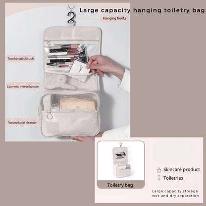 Eight-Piece Travel Bag Hook Toiletry Bag Set