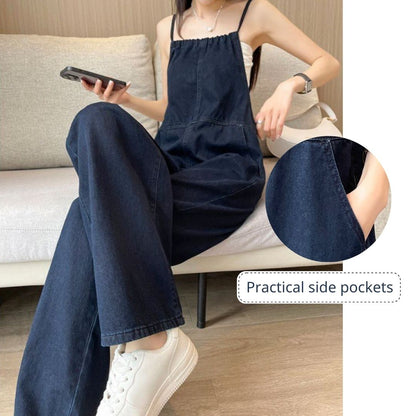 Denim Wide Leg Jumpsuit