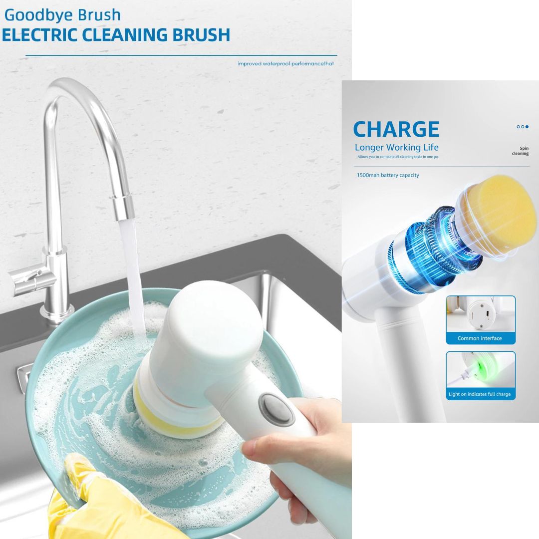 Multifunctional Electric Cleaning Brush