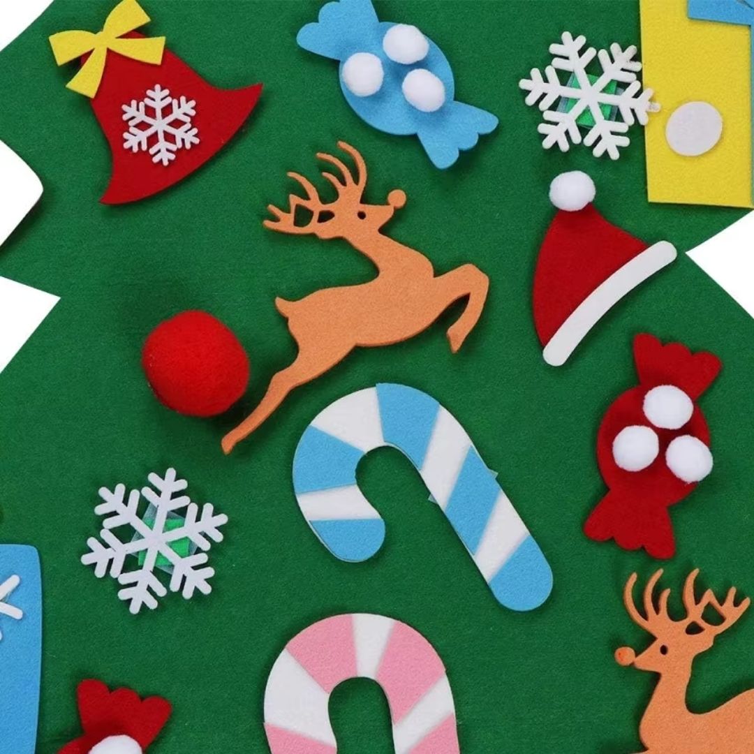 Kids DIY Felt Christmas Tree