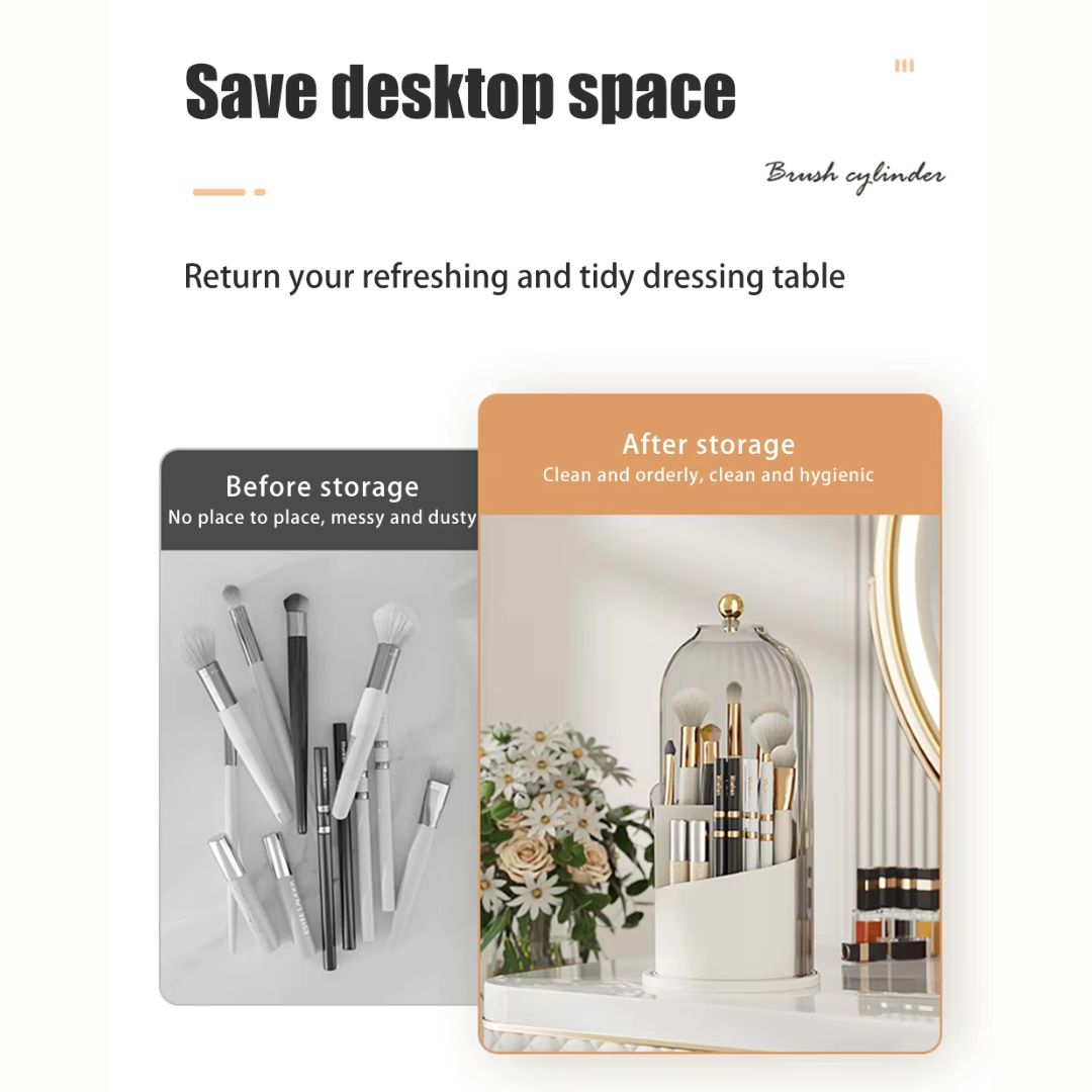 360°回転メイクブラシホルダー