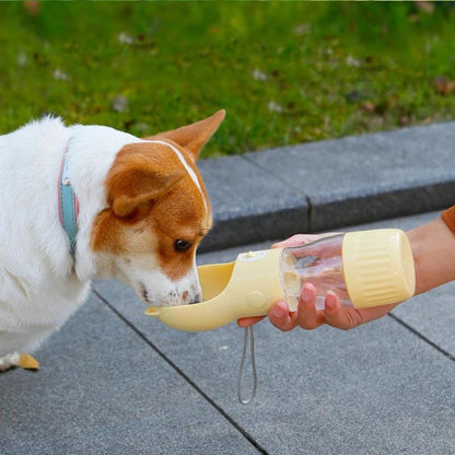 2 In 1 Water Bottle Food Feeder