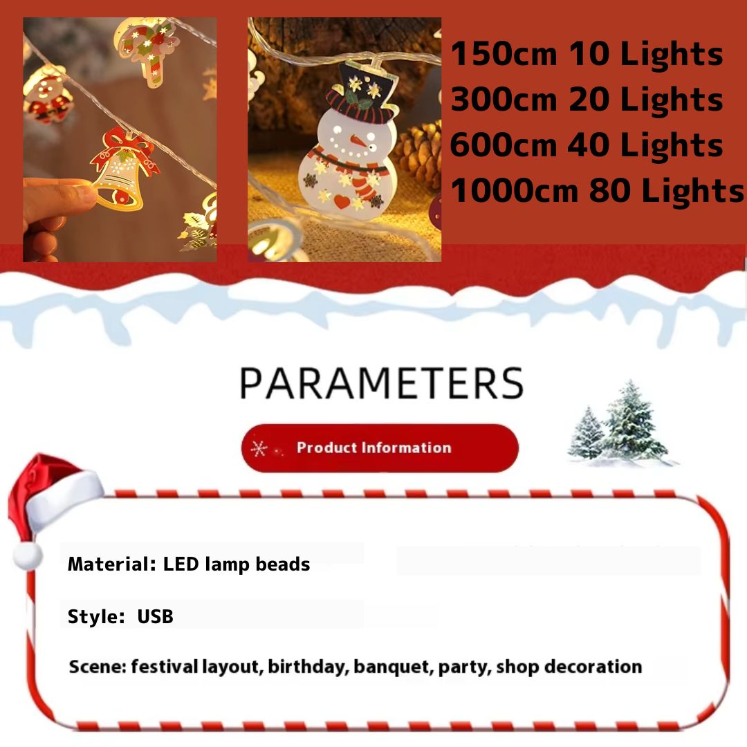 LED Christmas Lights String (USB)