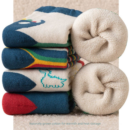 Kids Warm Cotton Thicken Sock(5 Pairs)