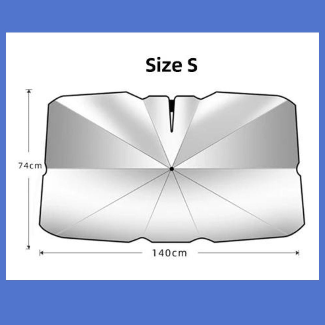 Umbrella Type Sun Shield For Car